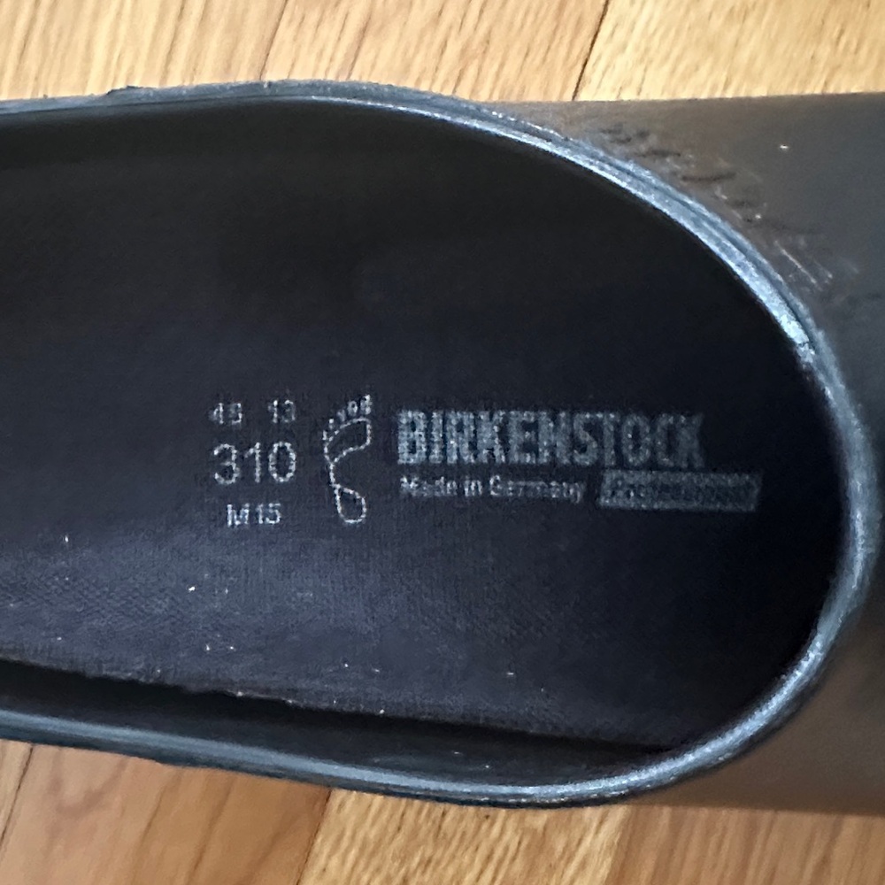 Birkenstock Black Slip-On Professional Clogs - Picture 3 of 4